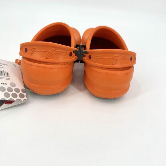 Crocs Bistro Mario Batali Special Edition Orange Men's Size 6 / Women’s Size 8 - Picture 2 of 7